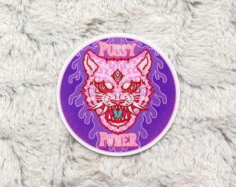 Pussy Power - vinyl sticker