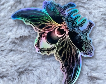 Beetle - holographic sticker