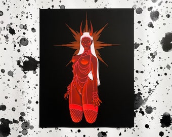 Demon Darling - art print