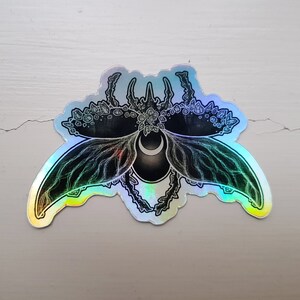 Beetle holographic sticker image 4