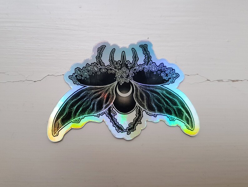 Beetle holographic sticker image 4