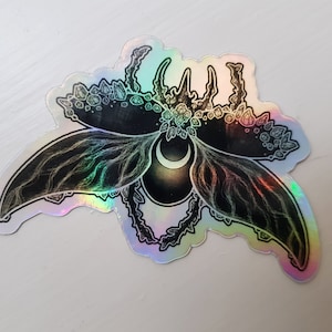 Beetle holographic sticker image 1