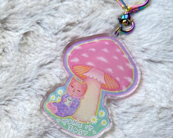 Take it easy - eco acrylic charm