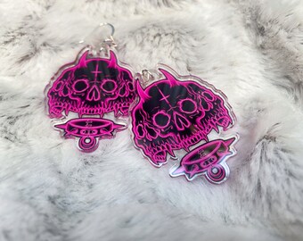 Kali neon - eco acrylic earrings