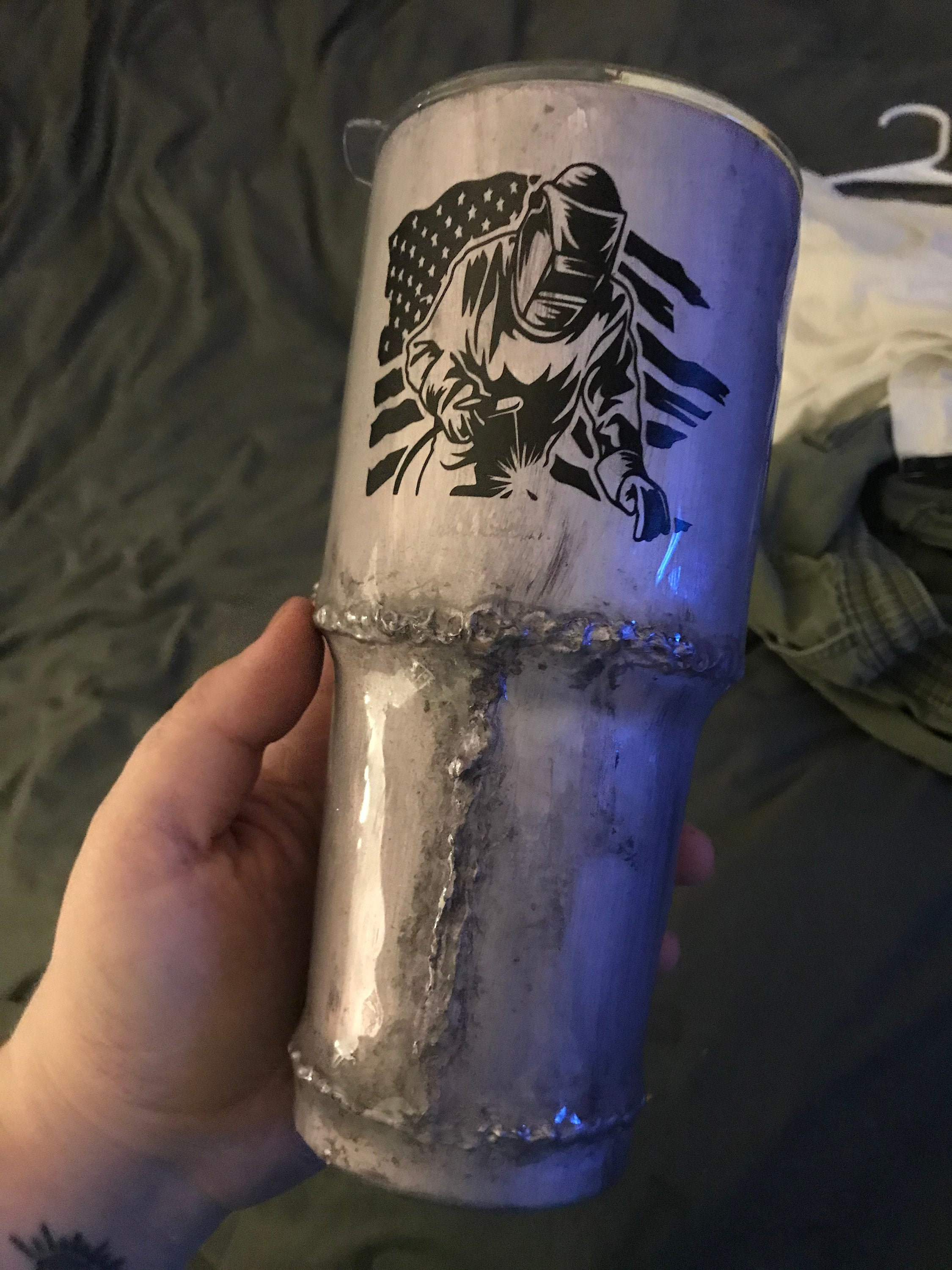 Welding tumbler Etsy