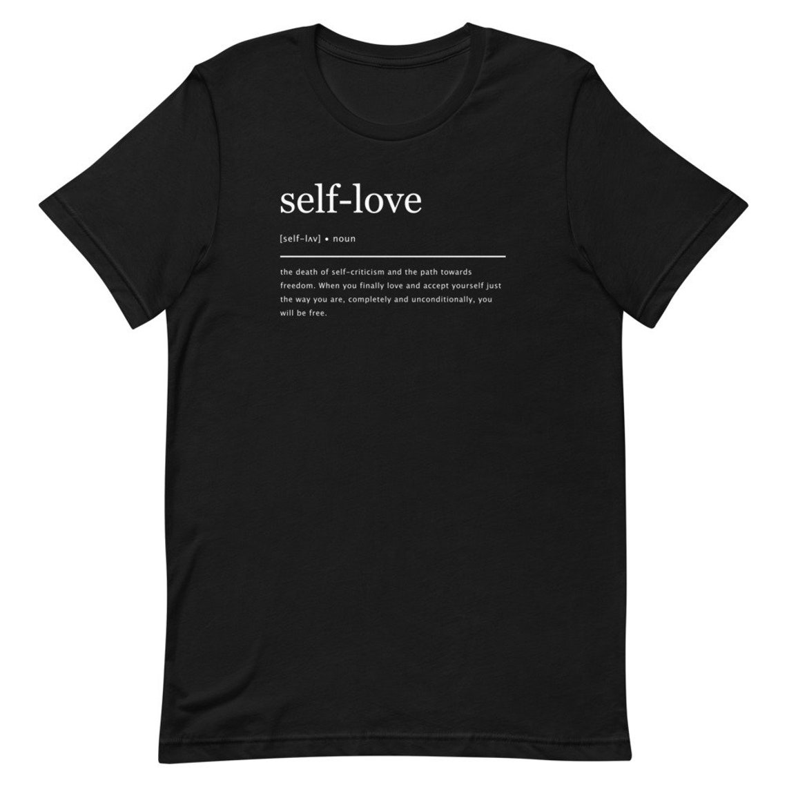 Self-love Definition T-shirt Self-love Love T-shirt Love - Etsy