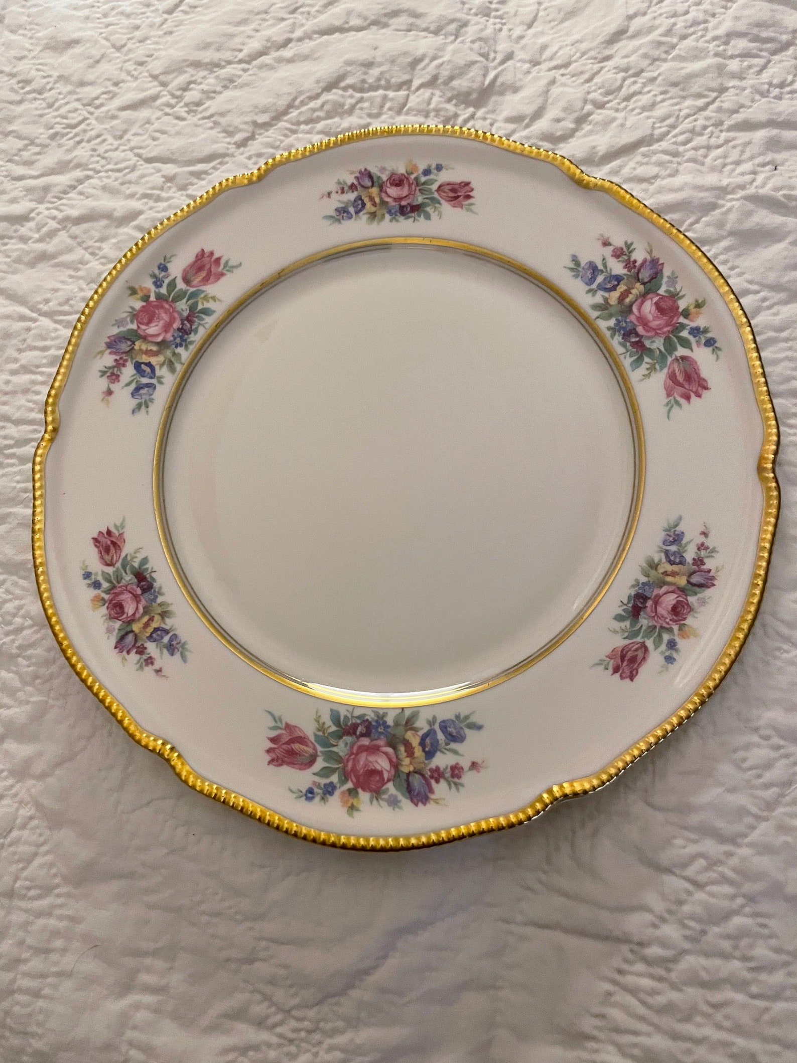 Castleton China Bouquet pattern 10.5 inch diameter dinner Etsy