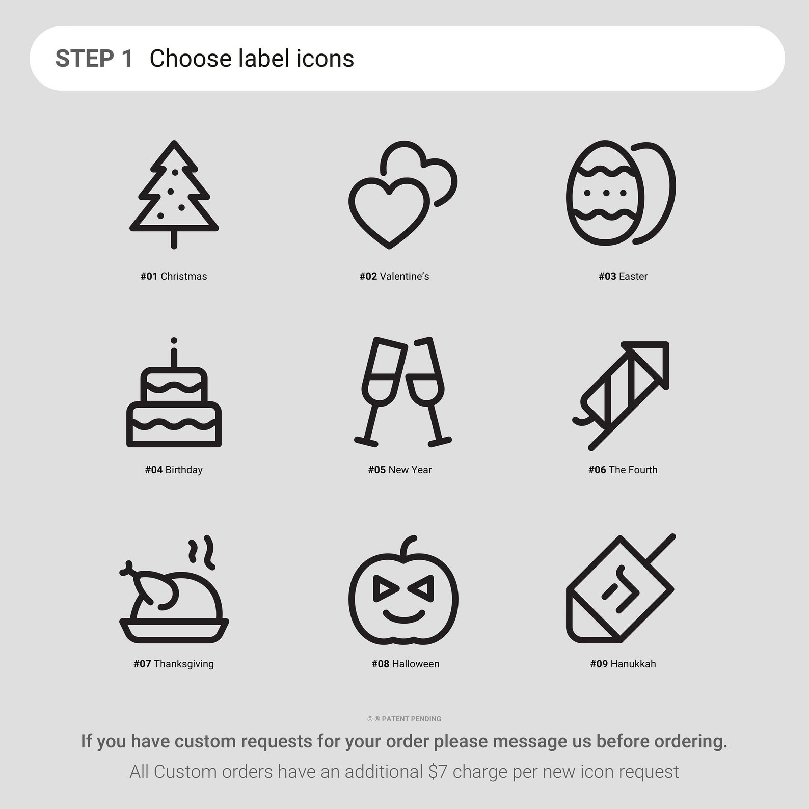 Storage Labels Home Organization Holiday Storage Storage - Etsy