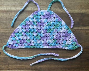 Modello all'uncinetto per top con scollo a V Sun Shower / Dalla nascita ai 6 anni / PDF