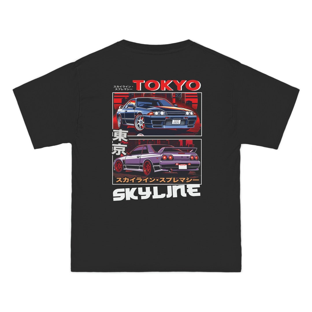 Retro JDM Shirt Skyline Japanese 90s Car Automotive Car - Etsy