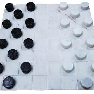 Handcrafted Marble Chinese Checkers Board Game | Premium Chinese Checkers Set | Unique Gift Ideas | Table Decor | Portable
