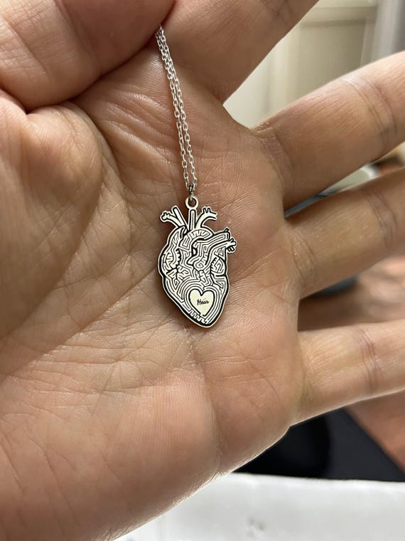 Collane Donna Personalizzate Ciondoli Cuore Collane Donna Con Nomi Personalizzata Argento 925 Collane Donna San Valentino Regali Per Mamma E Figlie (1 Nome - Foto 13