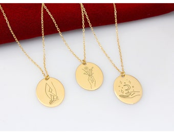 Gestures of Love Necklace , Gestures of Love Symbol Necklace , Best Friend Necklace , Sister Necklace , Christmas Gift , Gift For Christmas