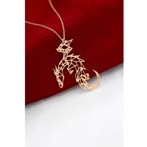 Origami Dragon Necklace , Dragon Lover Necklace , 925 Sterling Silver , Mom , Women , Friend Gift , Gift For Mother , Mothers Days Gift