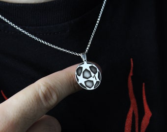 Football Ball Necklace, Customizable Necklace, Gift for Football Player, Necklace for Football Player, Fathers Day Gift , Gift for Men