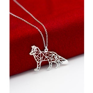 Origami Fox Necklace , Fox Necklace , Fox Lover , Animal Lover Gift