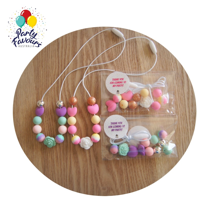 DIY Flower Necklace Party Favour Girls Gift Birthday Party image 0
