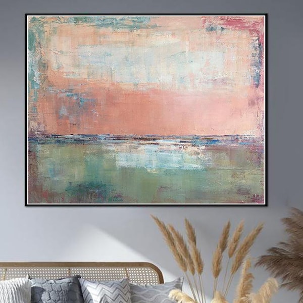 Abstract Canvas Art Etsy