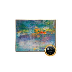 Kleurrijk abstract schilderij – moderne muurkunst op canvas