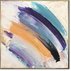 Original Abstract Art Colorful Brush Strokes Painting Impasto Painting Expressionist Art Fine Art Painting Modern Art For Living Room Decor