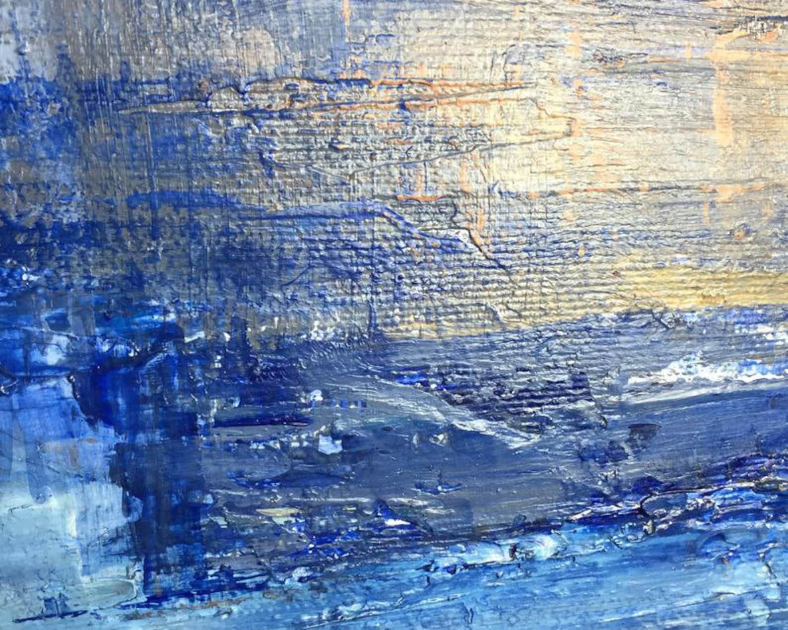 Abstract Brown Painting Minimalist Oil Painting on Canvas Etsy