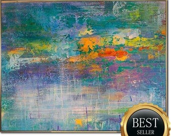 Colorful Abstract Painting – Modern Wall Art on Canvas