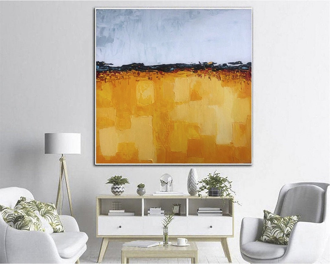 Large Original Abstract Landscape Paintings on Canvas Modern - Etsy