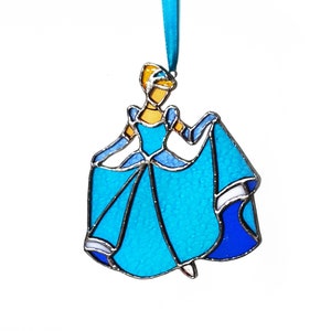 Glass Slipper Princess Hanging Decoration Suncatcher Stained glass, Ornament, Window Decoration, Glass Wall Hanging, Home Decor Gift