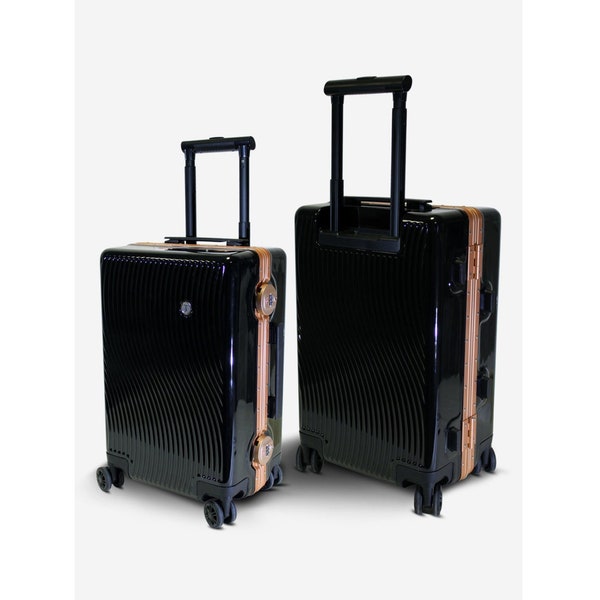 The "Tide Trolley Set"  Luggage Suitcase Set of 2 PCS (Small + Large)  Colors Available