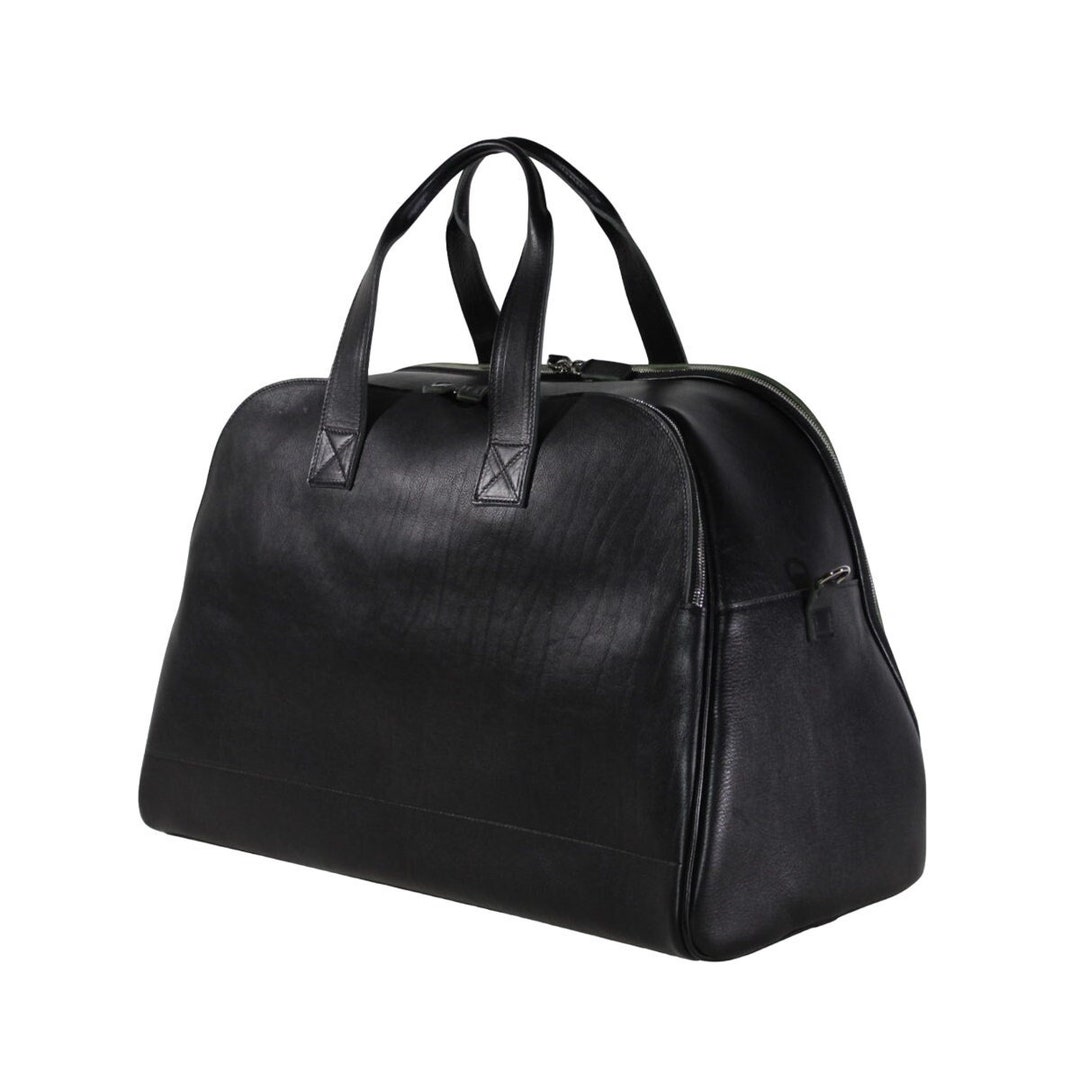 Aviator Leather Duffle Bag Soft Full Grain Leather Luxury Etsy