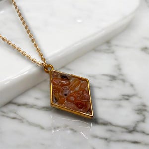 Carnelian Pendant for Personal Power - Gemstone of Courage & Creativity