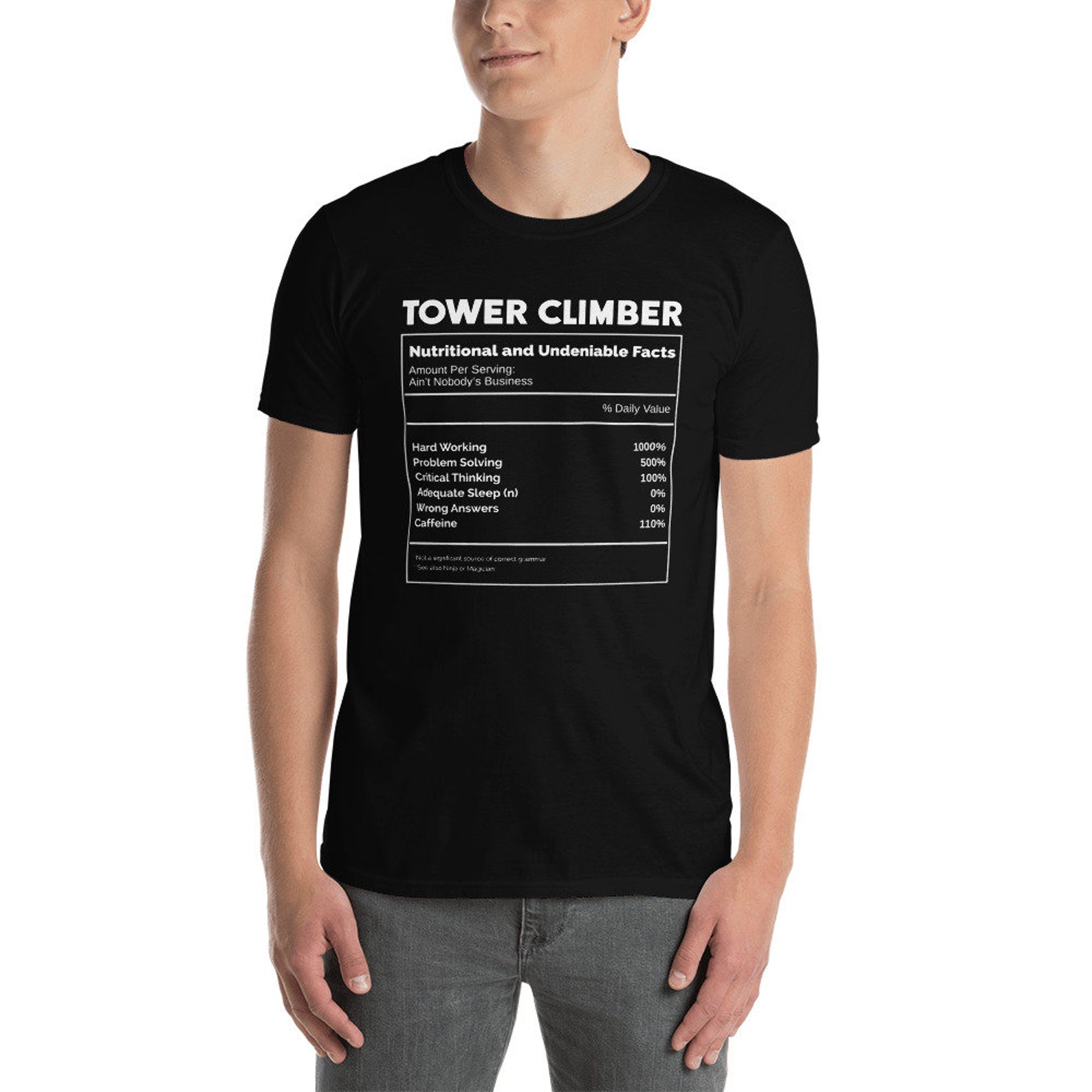 Cell Tower Climber Tshirt, Tower Climber Shirt, Tower Climbing Gift