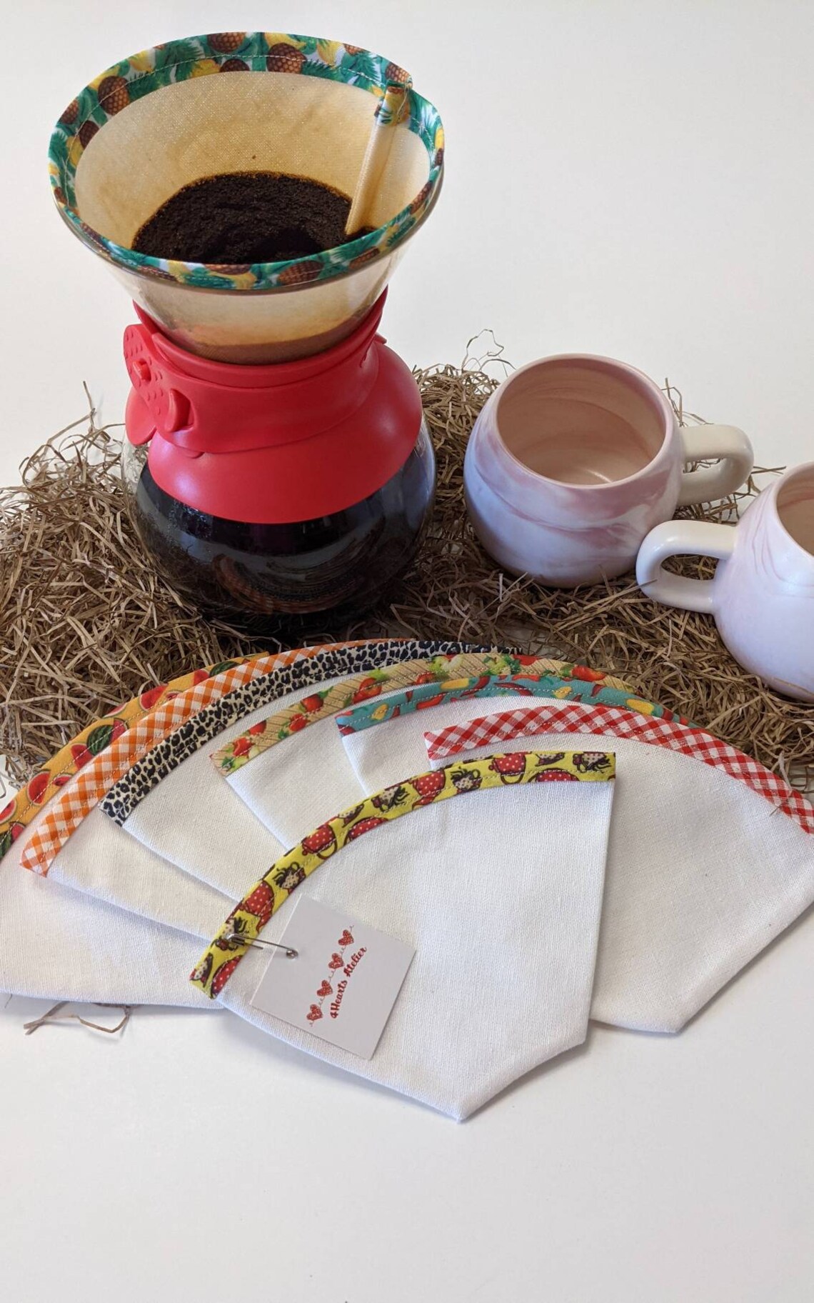 Reusable Coffee Filter 4/ Pack of 2 /Washable Filter/ 100 Etsy