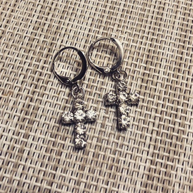 different styles. Cute silver plated earrings
