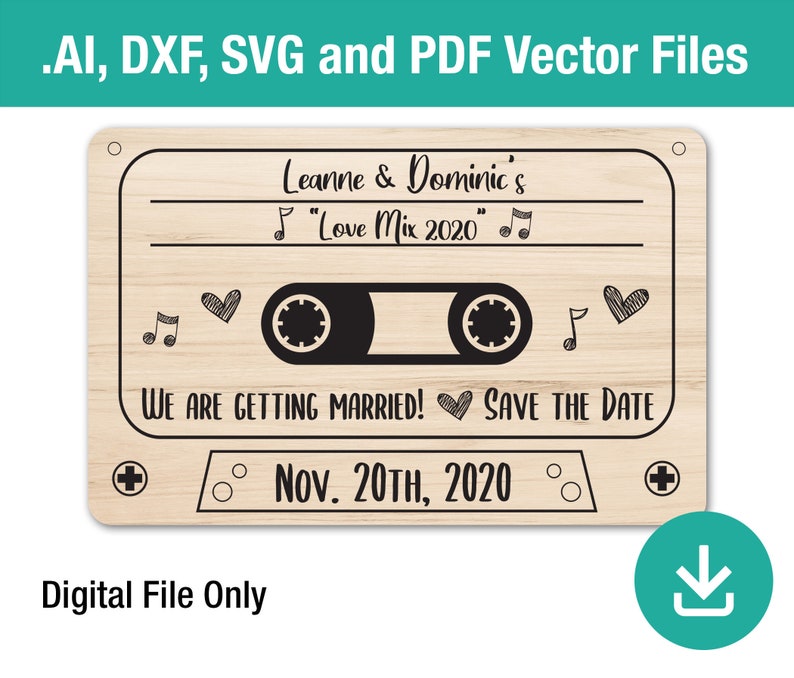 Free Free 129 Wedding Date Svg SVG PNG EPS DXF File