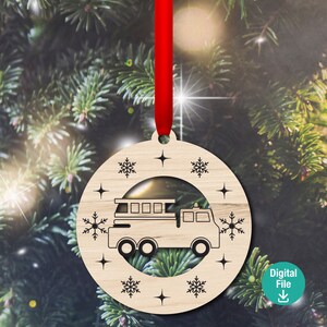 First Responder cut out Christmas ornaments, digital file, laser vector file, svg, pdf, ai, laser, glowforge 2020 Fire police 911 ambulance image 6