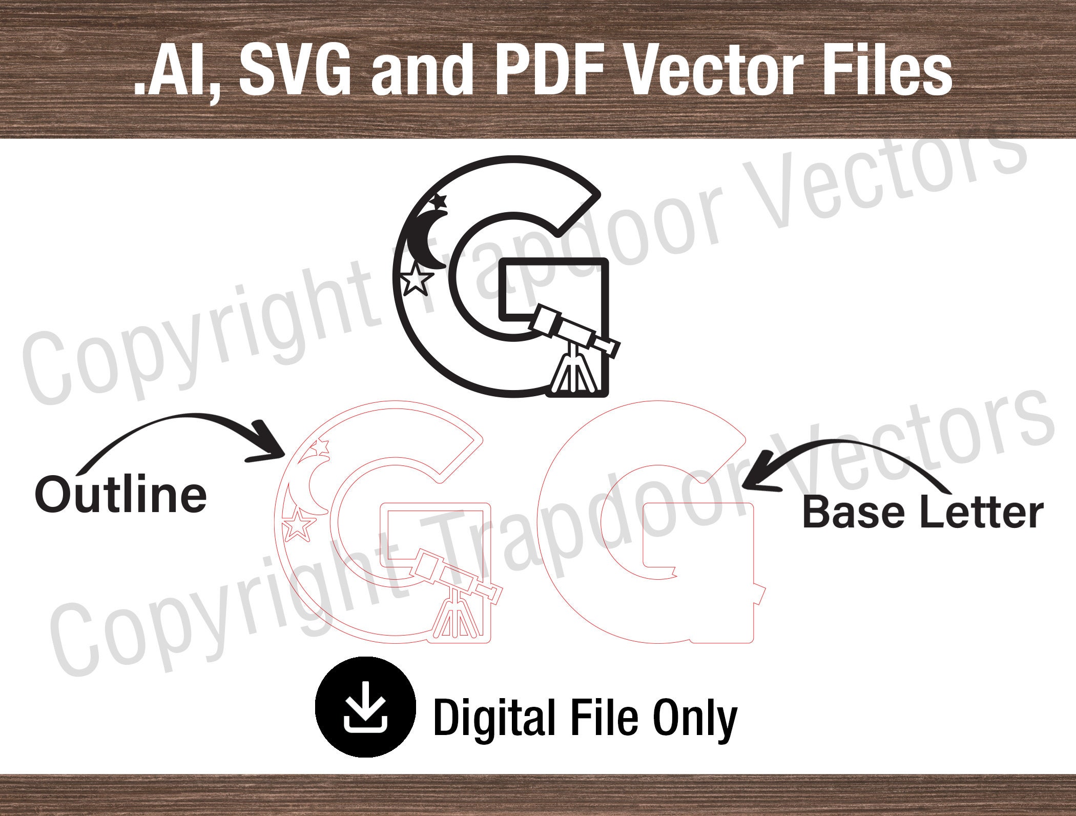 Space Cut Out Lettering R Space Layered Cut Out Alphabet Font, SVG Digital Glowforge File ...
