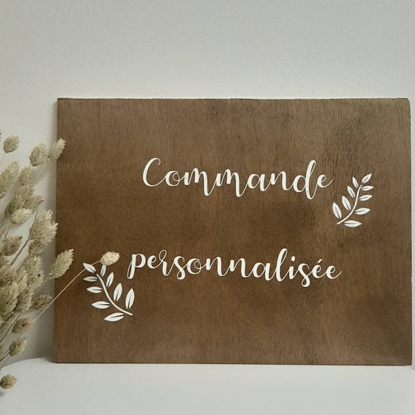 Stickers personnalisée - commande sur-mesure - stickers mariage, événements, décoration  à la demande