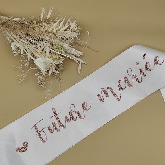 Kit Accessoires EVJF - Voile Mariée, écharpe, Lunettes, Badges Pour Fête De Future Mariée