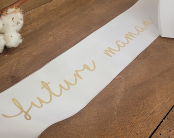 "Future Mom" Sash - Mum to be - Baby Shower Sash