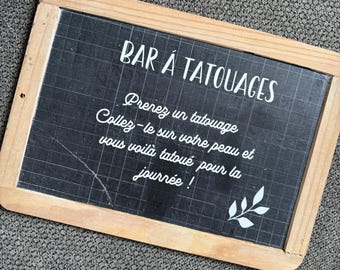 Tattoo bar stickers