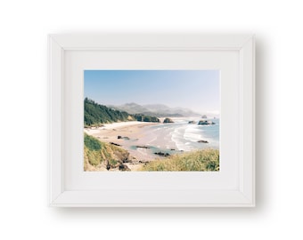 Ecola State Park Cannon Beach Overview Oregon Photo Print, Canvas Photo