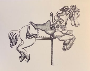 Carousel Horse 2, Pem Pfisterer Clark