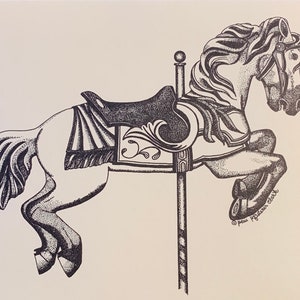 Karussell-Pferd 4, Pem Pfisterer Clark