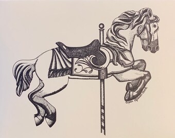 Carousel Horse 4, Pem Pfisterer Clark