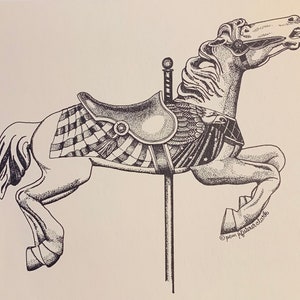 Carousel Horse 3, Pem Pfisterer Clark
