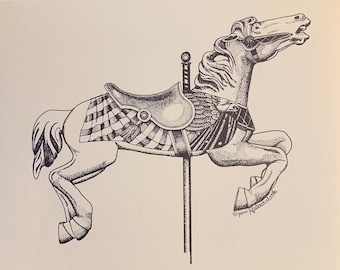 Carousel Horse 3, Pem Pfisterer Clark