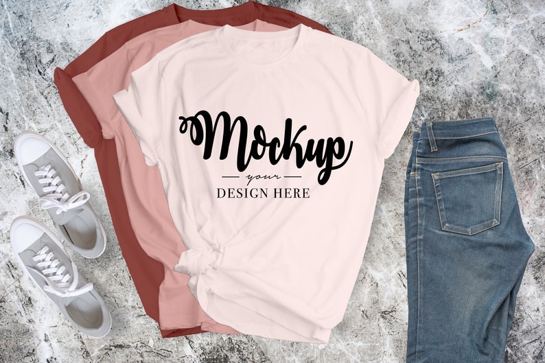 Download T-Shirt Mockup BUNDLE Bella Canvas 20 High Quality Mockups | Etsy