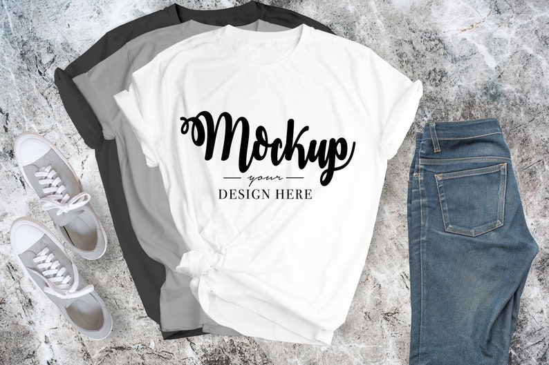 Download T-Shirt Mockup BUNDLE Bella Canvas 20 High Quality Mockups ...