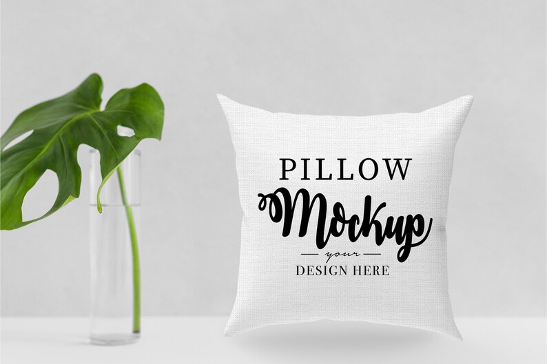 Download Blank white square pillow mockup bundle 10 Pillow Mockup ...